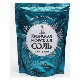 Соль для ванн морская Крымская можжевельник