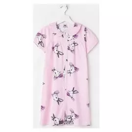 Сорочка для девочки, цвет розовый, рост 122 см
