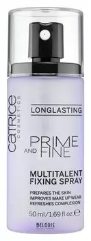 Фиксирующий спрей для макияжа "Prime and fine multitalent fixing spray"