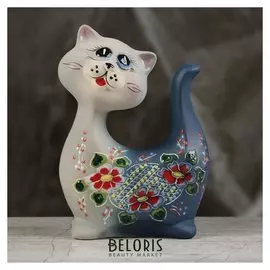 Статуэтка "Кошка матильда", под шамот, 16 см
