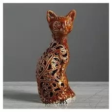 Статуэтка "Кот", резка, 23 см