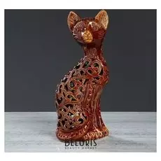 Статуэтка "Кот", резка, 32 см