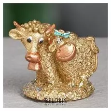 Статуэтка "Минипара", золотистый, 5 см