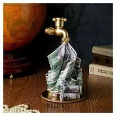 Сувенир «Денежный кран на подставке»