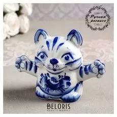 Сувенир "Кот", гжель