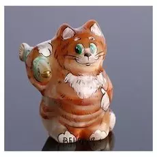 Сувенир "Кот рыбак"