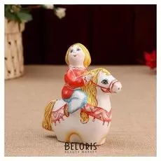 Сувенир «Мальчик на коне», 12 см