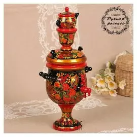 Сувенир «Самовар», хохлома