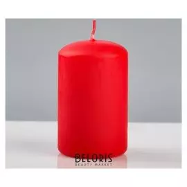 Свеча - цилиндр "Колор", 5×8 см, красная