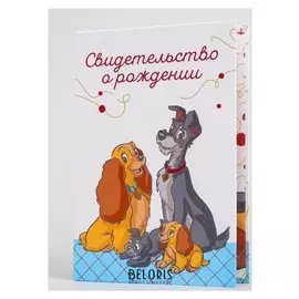 Свидетельство о рождении, Disney (Новый формат свидетельства)