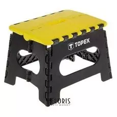 Табурет складной Topex, максимальная нагрузка 150 кг, высота 220 мм