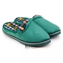 Тапочки женские, цвет зелёный, размер 40