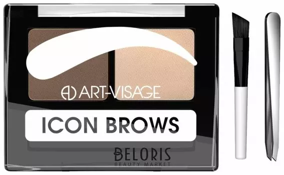 Двойные тени для бровей "Icon brows"