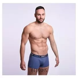Трусы мужские боксеры, цвет джинсовый, размер 50 (XL)