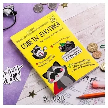 Умный блокнот Cashbook "Советы енотика"