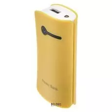 Внешний аккумулятор Luazon, 3600 мач, Usb, 1 А, индикатор зарядки, жёлтый