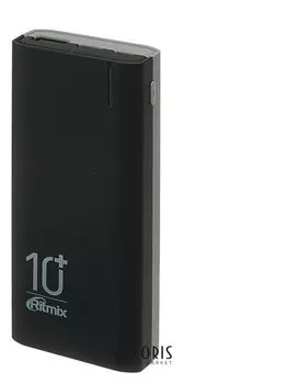 Внешний аккумулятор Ritmix Rpb-10002, 10000 мач, 1хusb 2.1 А, индикатор зарядки, черный
