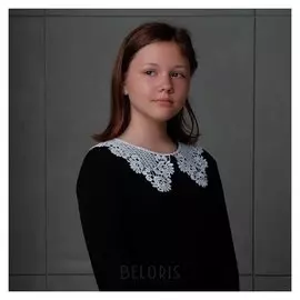 Воротник пришивной, 23 × 10 см, пара, цвет белый