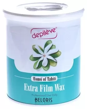 Воск для депиляции пленочный с маслом монои Extra Film