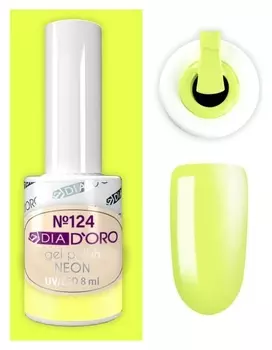 №124 гель-лак DIA D`oro Classics Professional 8 мл.neon