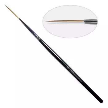 3D. Кисть для дизайна круглая 3-s, нейлон Nail Art Brush round 3-s, nylon