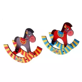 3D пазл-конструктор качалочки «Лошадки»