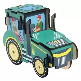 3D пазл-конструктор «Трактор»