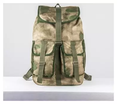 4410 рюкзак-maxi, 35*60*26, отд на шнурке,3 н/кармана, мох