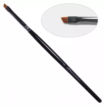 4D. Кисть для дизайна скошенная 2-s, нейлон Nail Art Brush slant 2-s, nylon