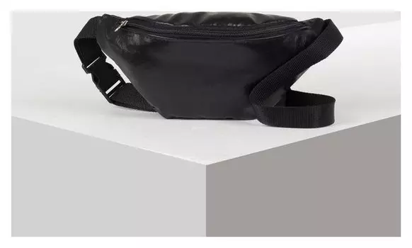 7983/кз сумка поясная, 25*6*13, отдел на молнии, регул ремень, черный