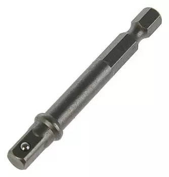Адаптер для торцевых головок Tundra, сталь Crv, 1/4" X 65 мм, 1 шт.