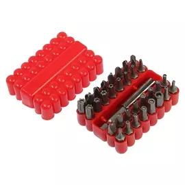 Адаптер с битами Top Tools, набор 33 шт., в удобном пластиковом кейсе