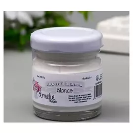 Акриловая краска Amelie белая, 30 мл