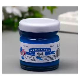 Акриловая краска Amelie голубой, 30 мл