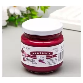 Акриловая краска Amelie красное вино. 120 мл