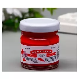 Акриловая краска Amelie красный, 30 мл