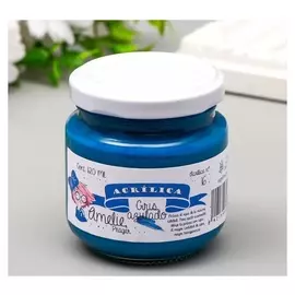 Акриловая краска Amelie сине-серый. 120 мл