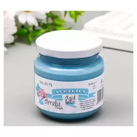 Акриловая краска Amelie синий. 120 мл