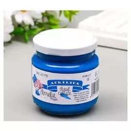 Акриловая краска Amelie светло-синий. 120 мл