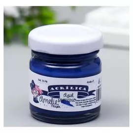 Акриловая краска Amelie темно-синий, 30 мл