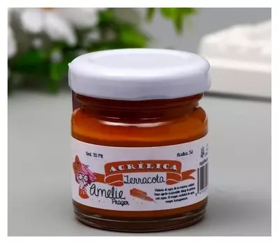 Акриловая краска Amelie терракот, 30 мл