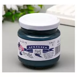 Акриловая краска Amelie тёмно-синий. 120 мл