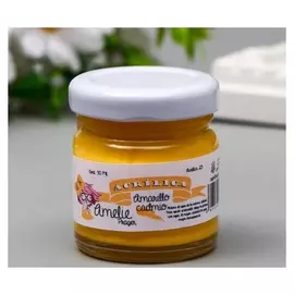 Акриловая краска Amelie жёлтый кадмий, 30 мл