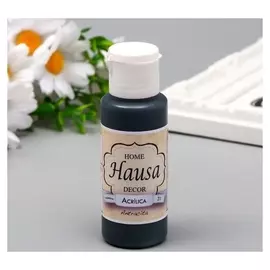 Акриловая краска Hausa антрацитовый, 60 мл