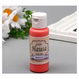 Акриловая краска Hausa фламенко, 60 мл