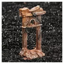 Аквадекор "Античные руины" малые, 5 х 4 х 10,5 см