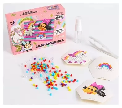 Аквамозаика с декорациями, минни маус