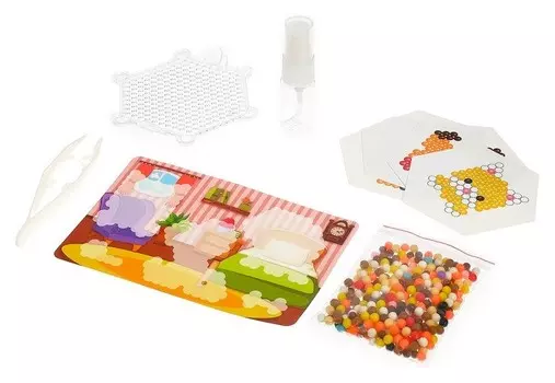 Аквамозаика с декорациями «Зверята», в пакете