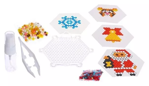 Аквамозаика «Тигр и дед мороз», в пакете