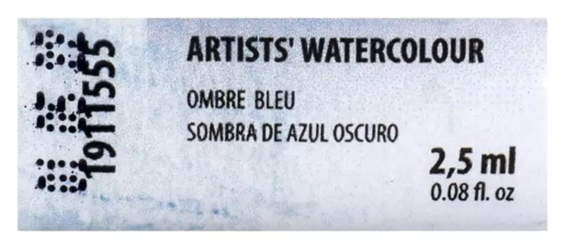 Акварель художественная "Белые ночи", 2.5 мл, синяя мгла, в кювете